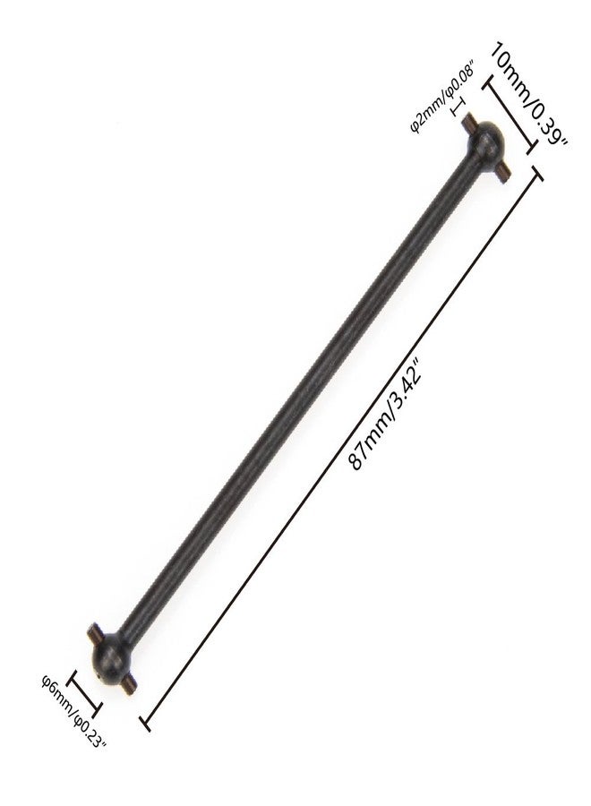 COJOYS DogBone 87mm Black Drive Transmission Shaft Center Drive Shaft Comaptible with RC Car Parts Truggy Buggy Short Course - Image 4